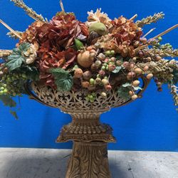 Artificial Flower Arrangement And Vase