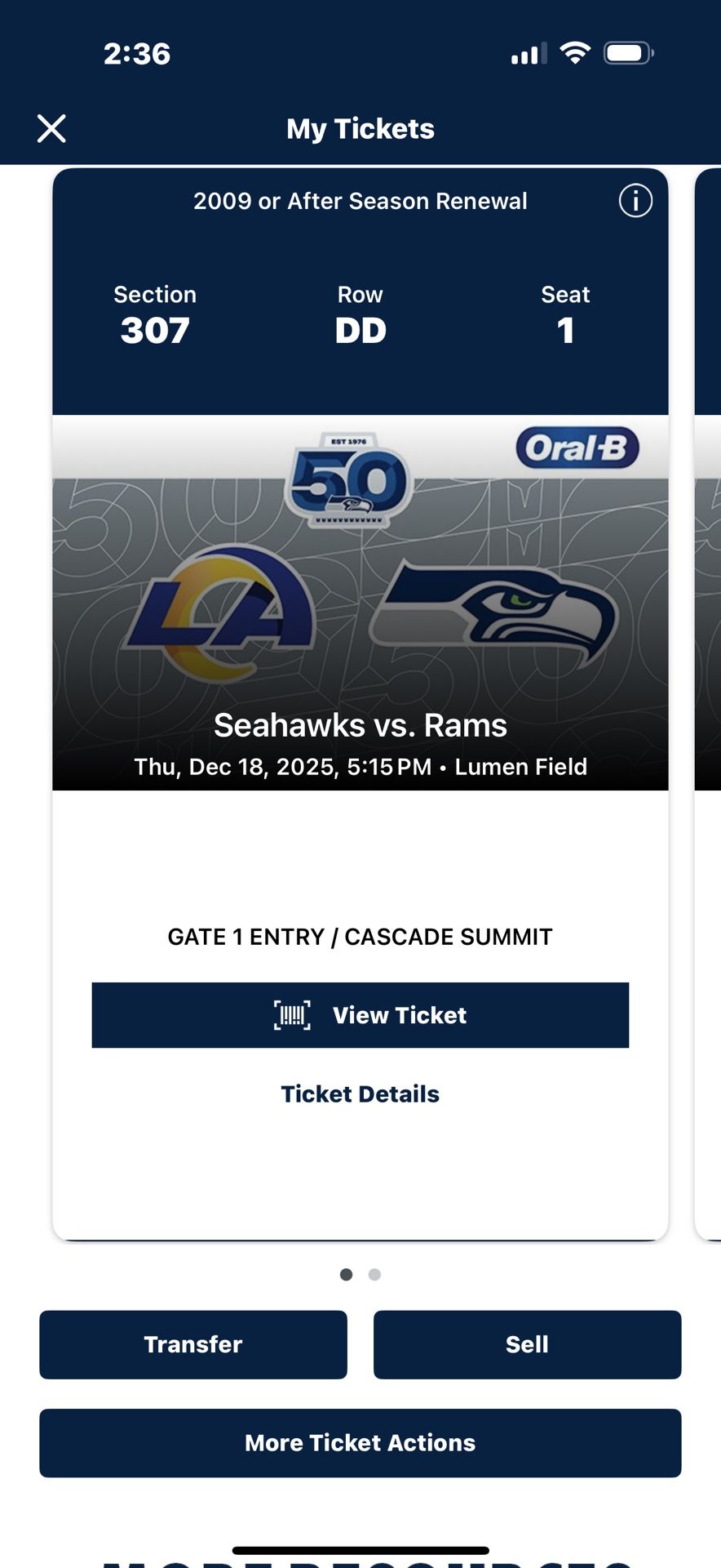 Seahawks Rams