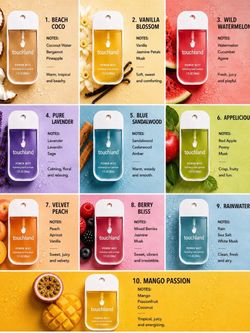 Touchland Power Mist Hydrating Hand Sanitizers from list (30 ml each) - Pickup zip 90211