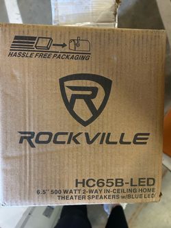 Rockville in-ceiling speakers, new in box