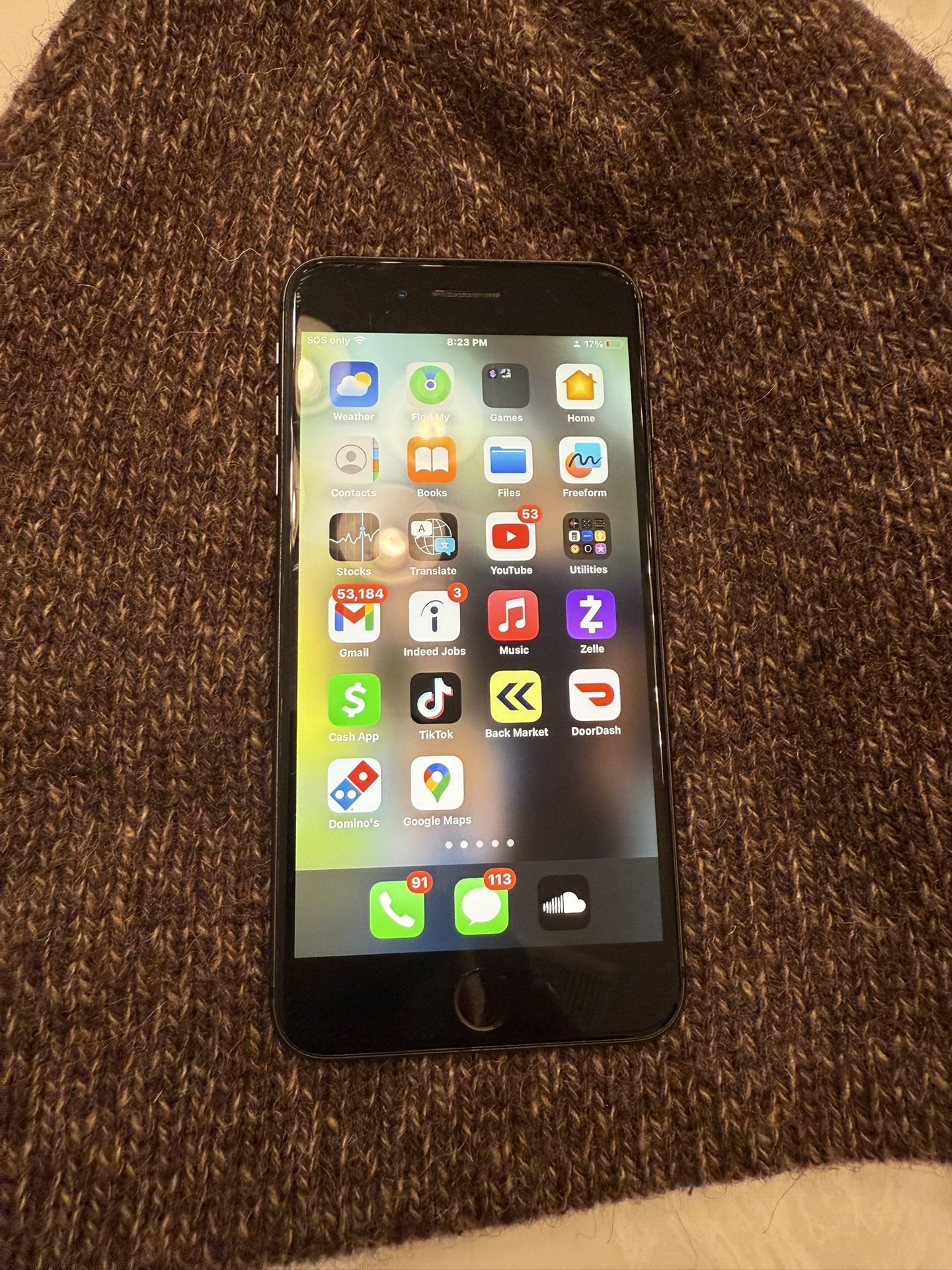 iPhone 8 Plus 256 Gb With Tik Tok Downloaded