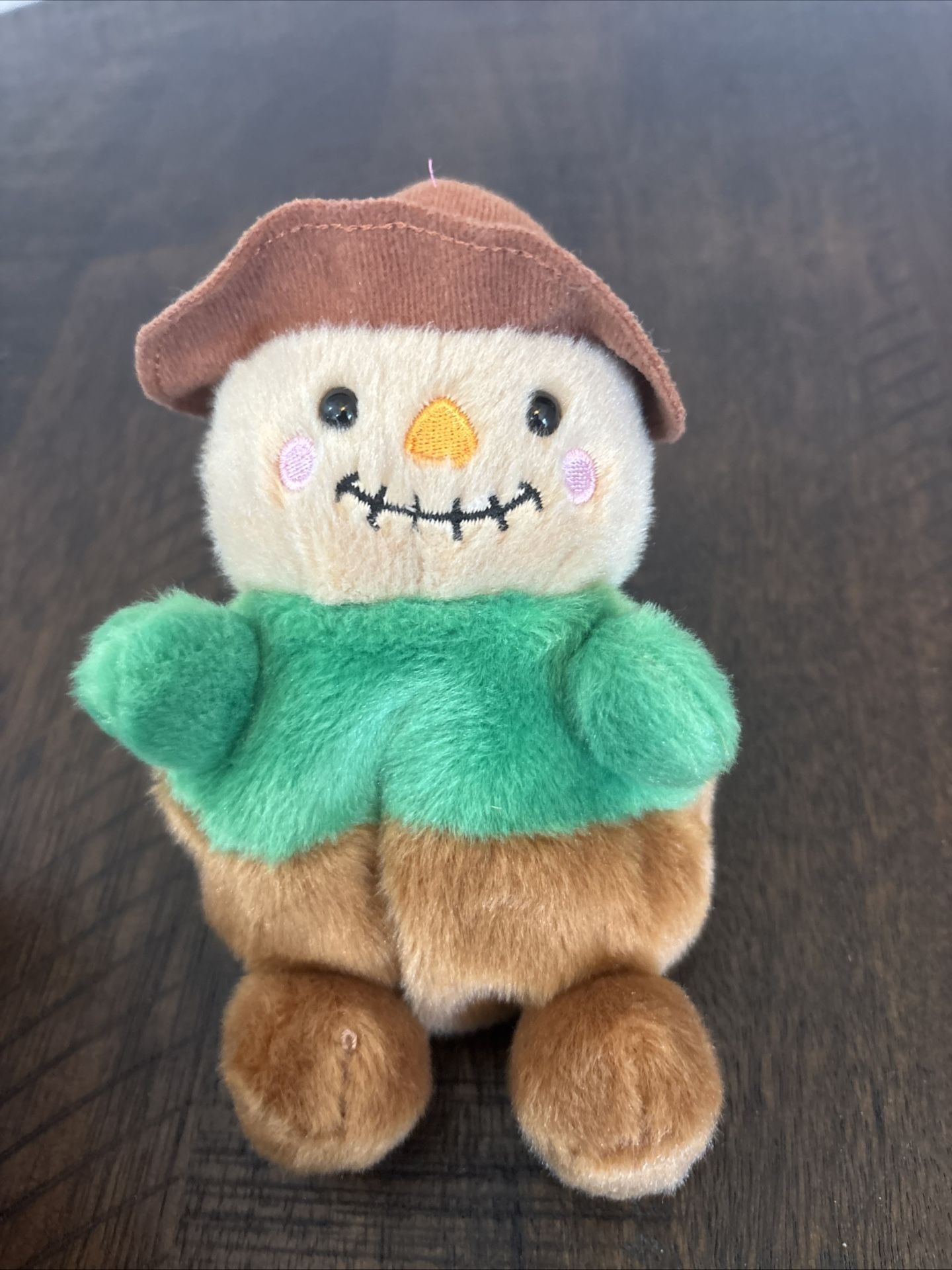 Aurora Palm Pals Cornelius Halloween Scarecrow 5" 13552 Plush Stuffed Animal Toy