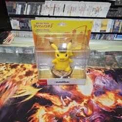 NEW IN BOX Detective Pikachu Amiibo Nintendo 2018 Edition