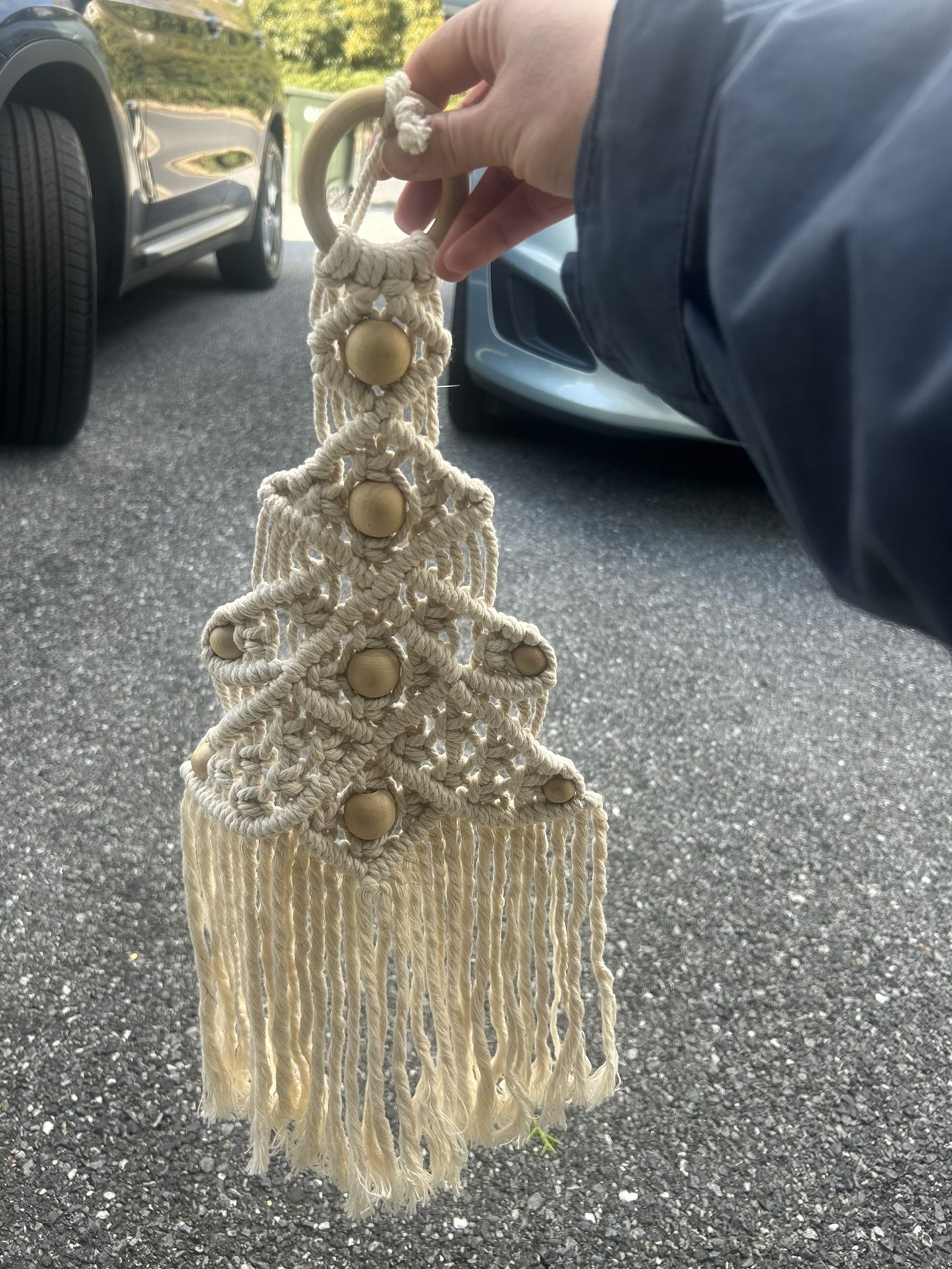 Christmas Tree Hanging Macrame