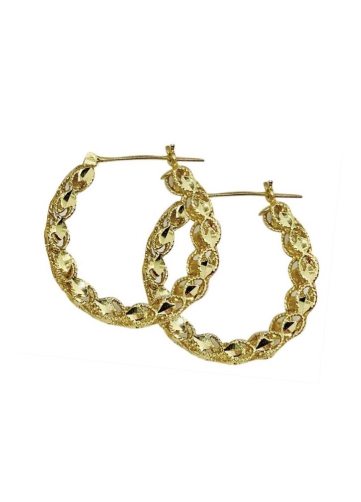 14k Hoops