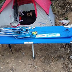 Camping Cot And Chair 