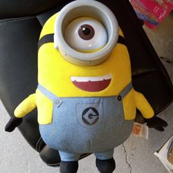 Large light up talking Minion plush