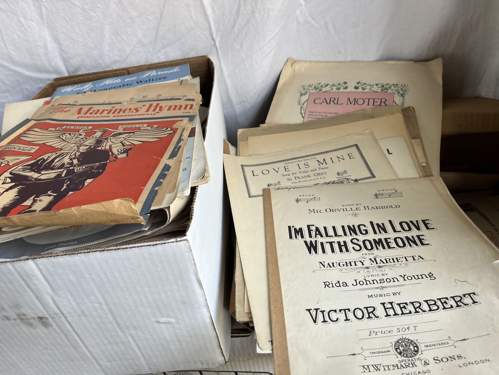 Vintage Sheet Music