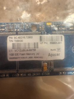 Apacer 1 GB IDE Flash Memory HF 44 Pin