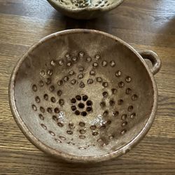 Handmade  Ceramic Colanders