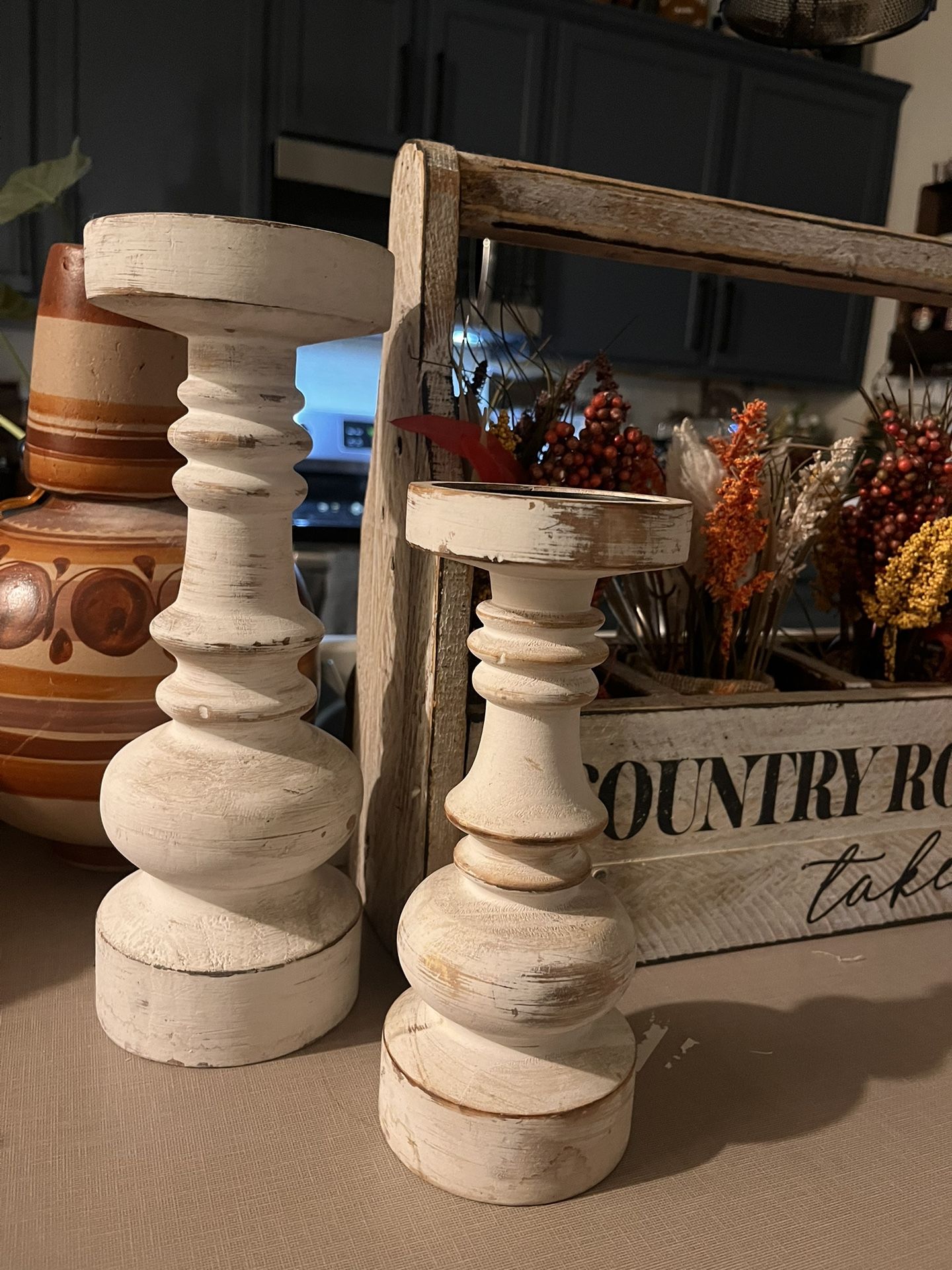 Farmhouse Candle Holders