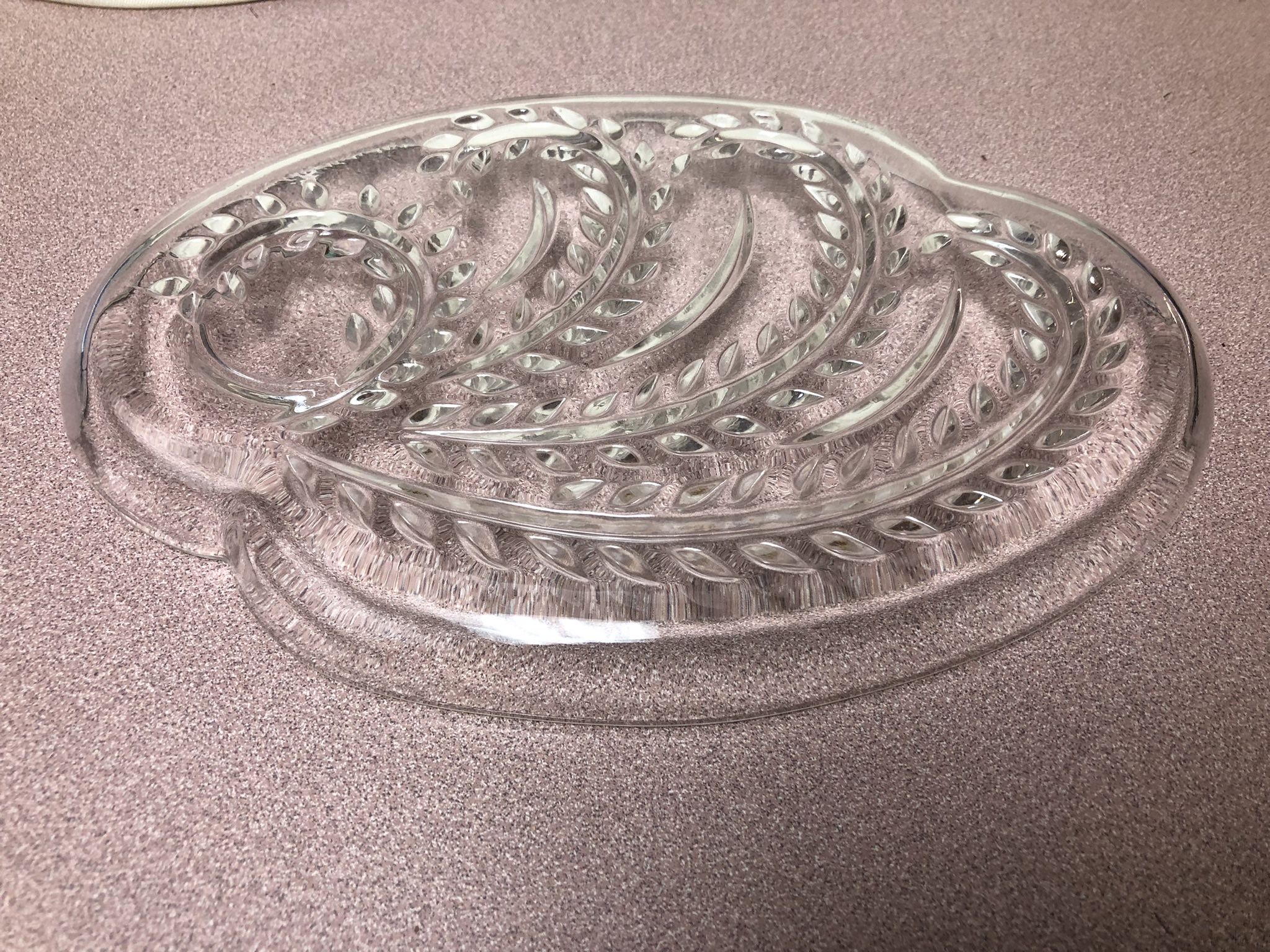Vintage Snack Plate & Cup Set Homestead by FEDERAL GLASS