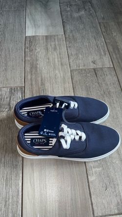 Chaps Men's Navy Canvas Sneakers