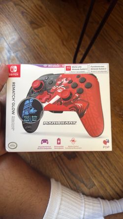 PDP Rematch Glow Wireless Controller Grand Prix Mario Nintendo Switch 2 | Nintendo Switch Lite, OLED