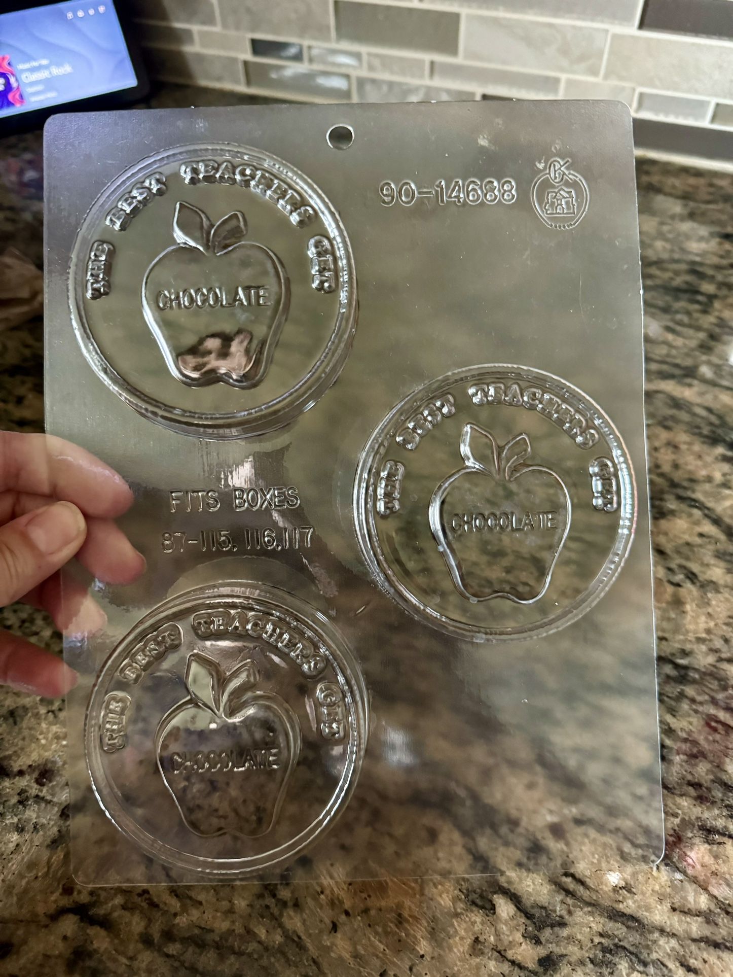 The Best Teachers Get Chocolate Mold