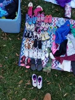 Lot of girl shoes