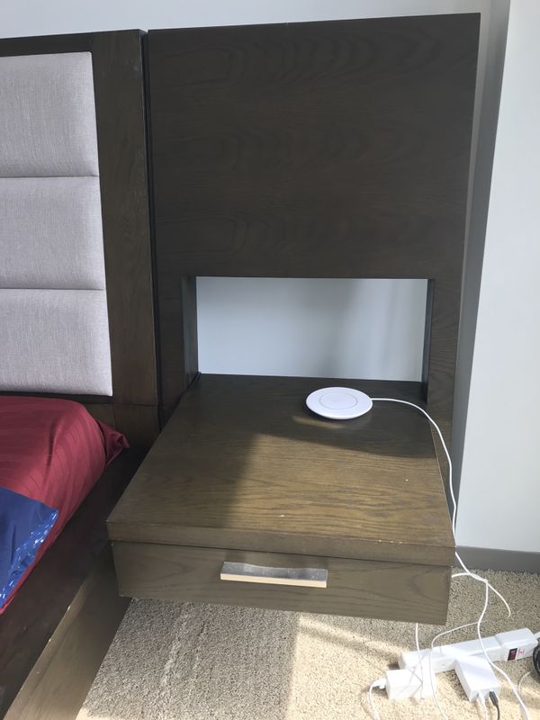 Queen Bed Frame With Attached Side Tables For In Boston Ma Queen Bed Frame With Attached Side Tables For In Boston Ma Offerup