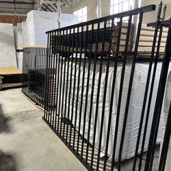 Premium Quality Steel Fence Panel 6ft Tall 1.5” Rail