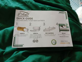 L'Baiet MEMORY FOAM mattress with cooling gel & cover