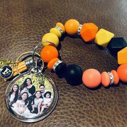 Customized Wristlet Keychains 