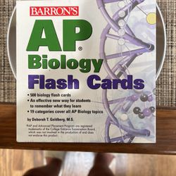 BARRON’S AP BIOLOGY-Flash cards