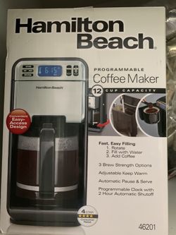 Brand new Hamilton Beach 12 Cup Digital Coffeemaker | Model# 46201