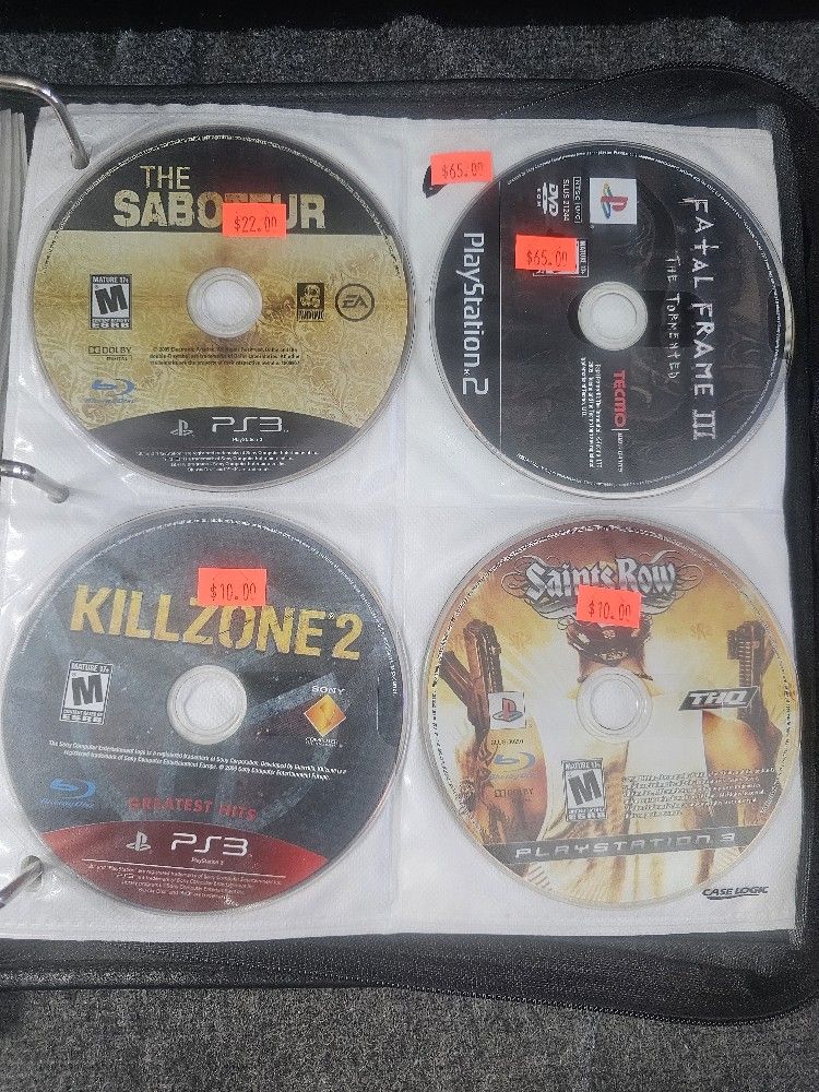 Various Ps2,Ps3 Games (DISK ONLY)