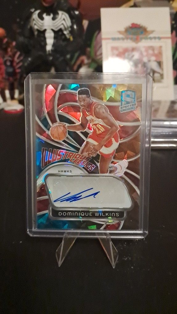Dominant Wilkins Panini Spectra Auto Number 33/35 On The Peint