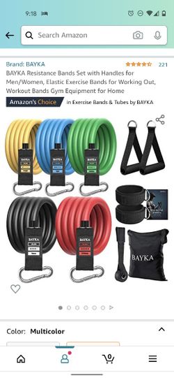Resistance Band Set (5 Bands)