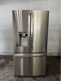 LG French Doors counter depth stainless steel refrigerator