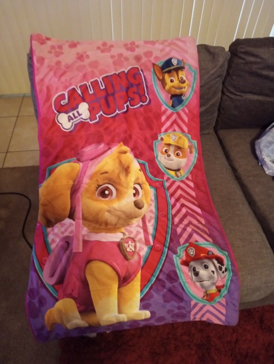 Paw Patrol Sleeping Bag. Good Condition!