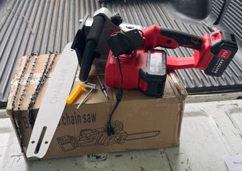 21V Cordless Battery Chain Saw 16"
