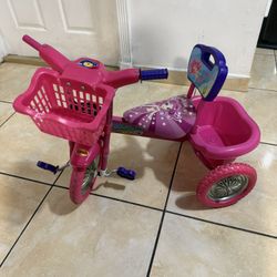 Triciciclo Para Niñas, Canasta contenedores Tricycle for girls, storage baskets