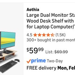 💥$15💥dual Monitor Stand Riser