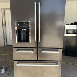 KitchenAid  5 Door Fridge works Perfect In Good Condition Free Delivery to the garage
