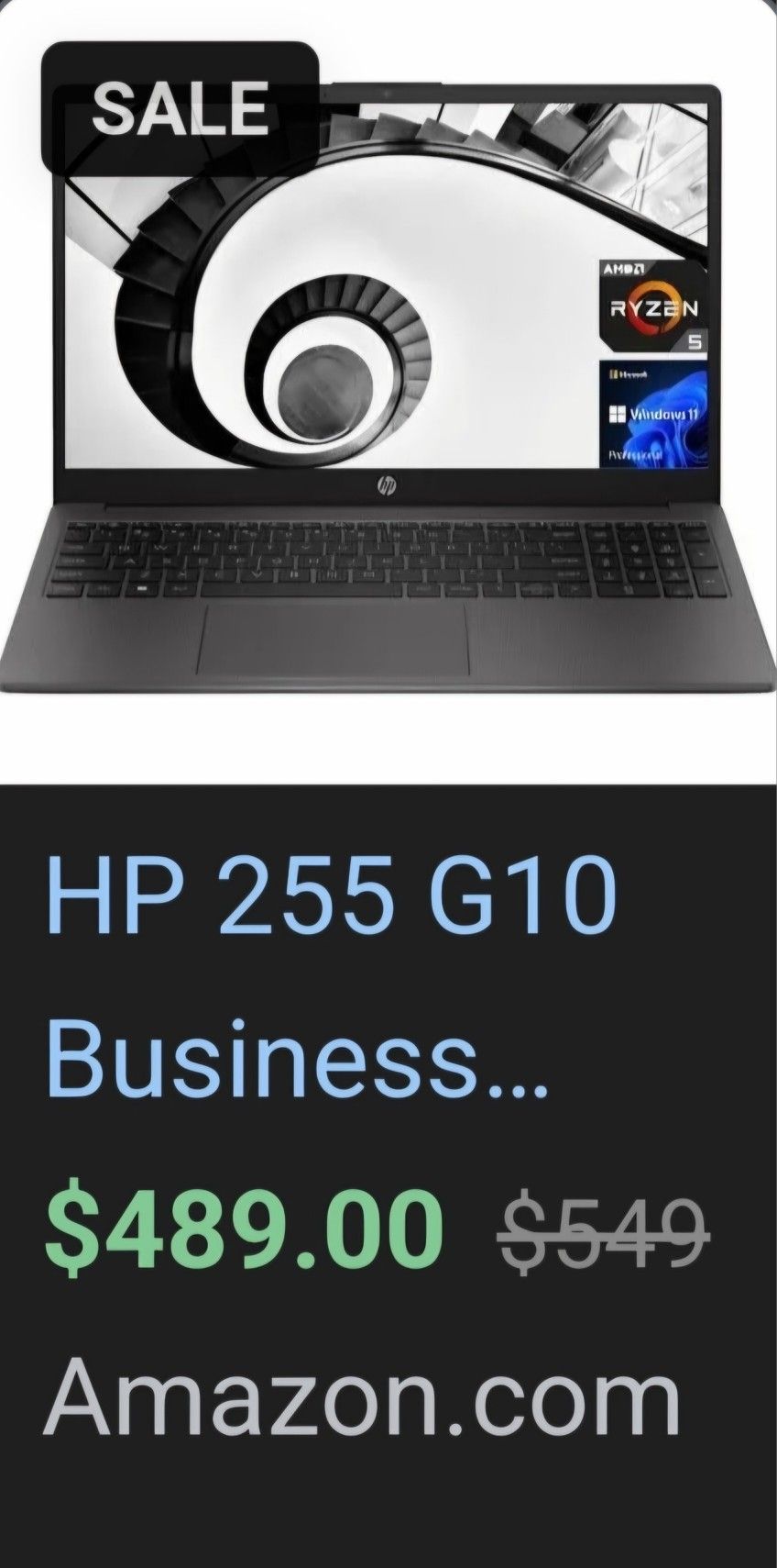 HP 255 G10 Laptop
