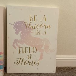 Unicorn canvas 
