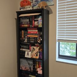 75" Tall Bookshelf, 6-Tier Floor Standing Bookcase with Adjustable Shelves, 24" Wide Open Storage Shelf, Modern Display Organizer for Home Office, Liv