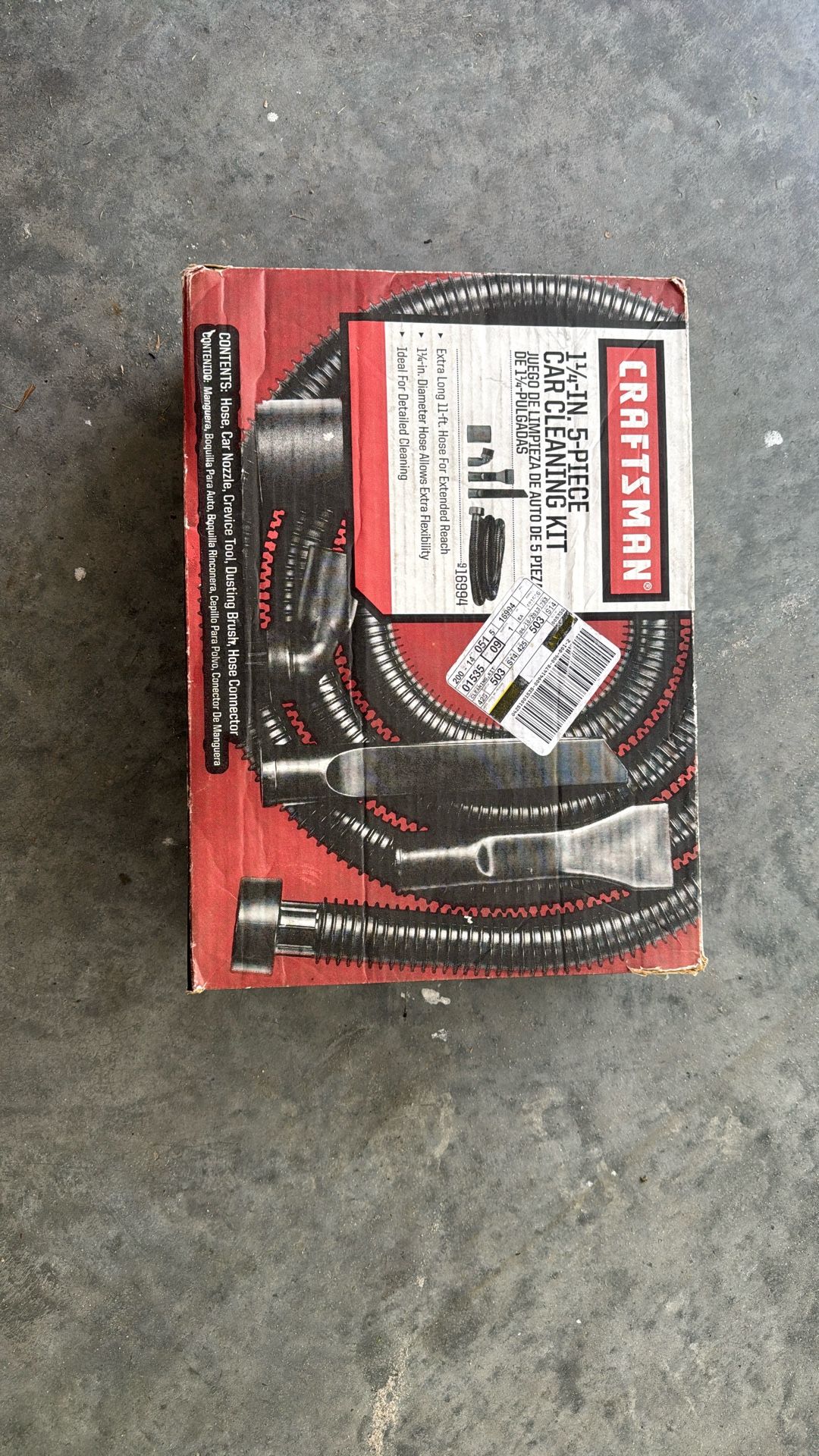 Craftsman 1 1/4 In 5-Piece Car Cleaning Kit