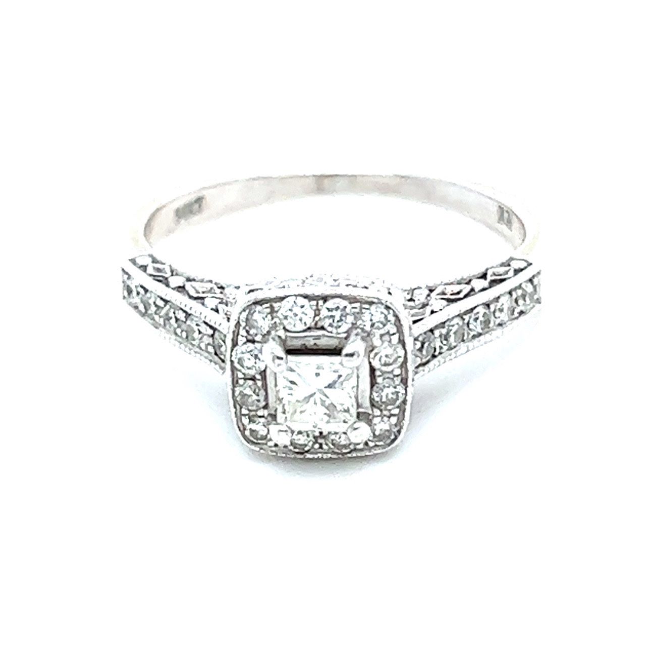 Woman’s 14k WG Diamond Engagement Ring