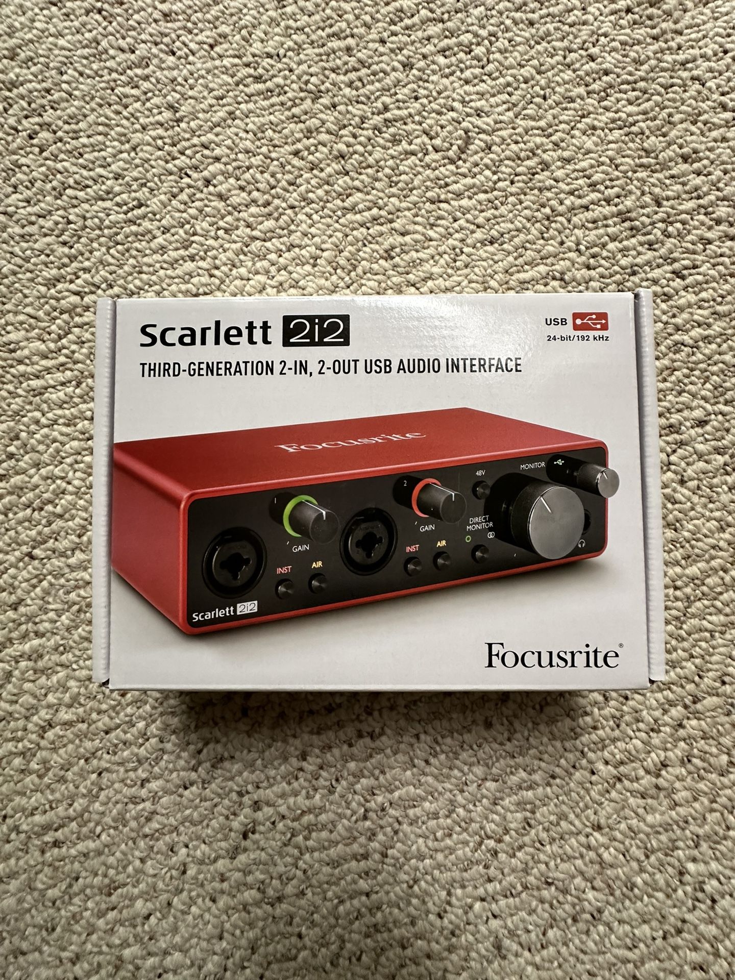 FOCUSRITE SCARLETT  2i2 THIRD GEN