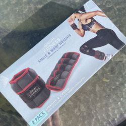 Fitness Ankle And Wrist Weights 2 PACK Brand New