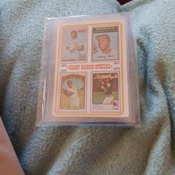 1974_HANK AARON VINTAGE CARD #6