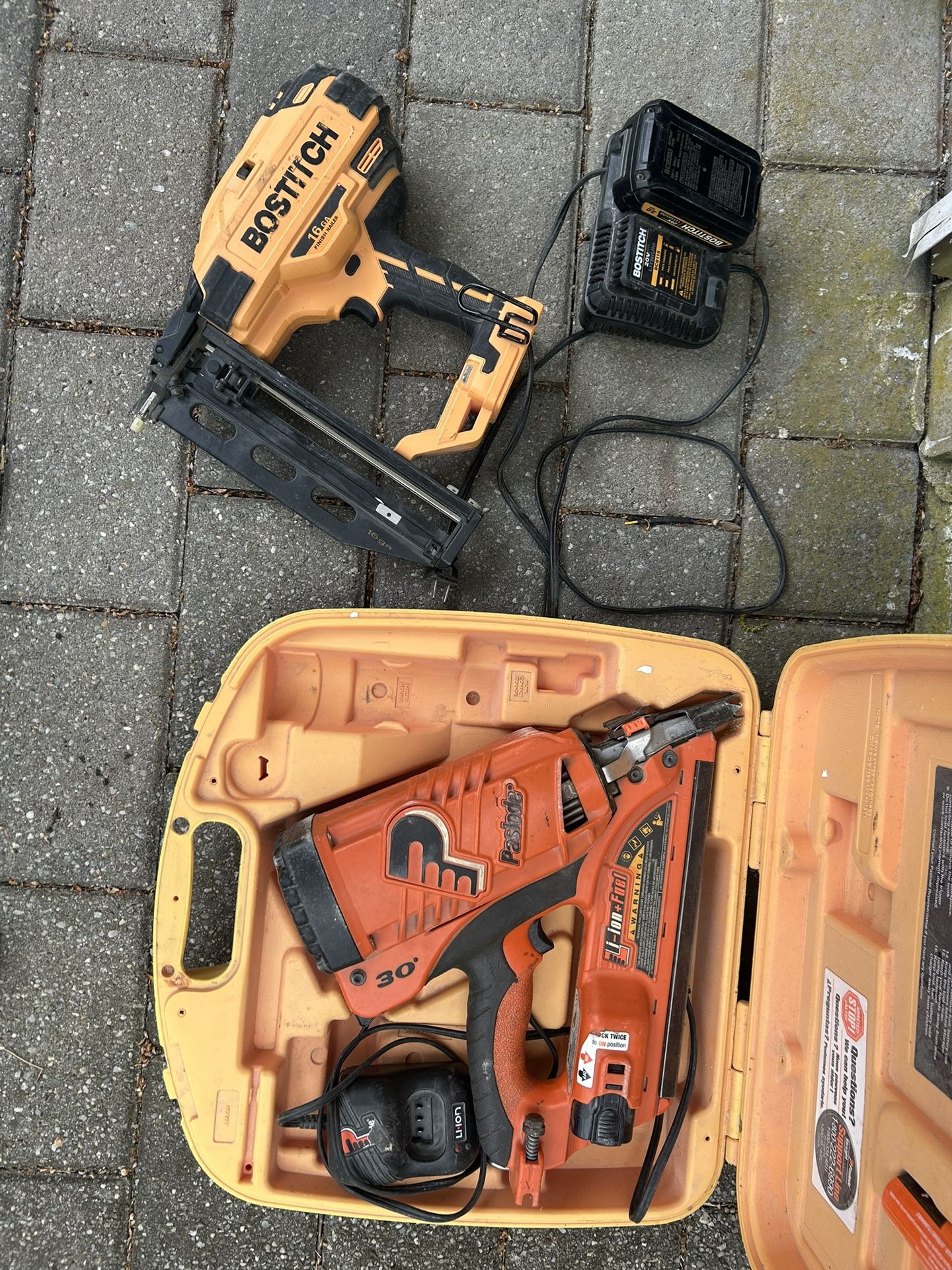 Paslode Bosch Cordless Nailers 