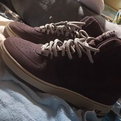 Nike Air Force Ones Dark Purple Sz10