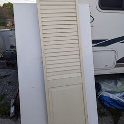 Free Stuff  Bifold Door Gas Logs ,Shelving,Dresser