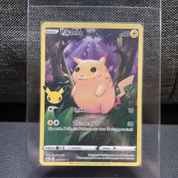 Raw 25th Celebrations Pikachu