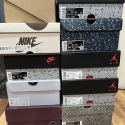 Air jordans and Yeezys