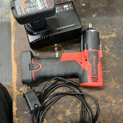 Snap On 3/8 Impact With Batteries 