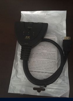 3 Port 4K HDMI Switch